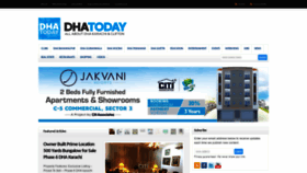 What Dhatoday.com website looked like in 2021 (3 years ago)