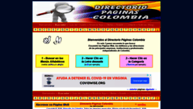 What Directoriopaginascolombia.com website looked like in 2021 (3 years ago)