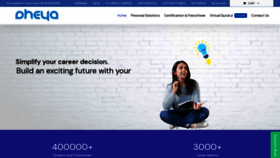 What Dheya.com website looked like in 2021 (3 years ago)