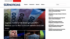 What Diariosurnoticias.com website looked like in 2021 (3 years ago)