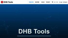 What Dhbtools.com website looked like in 2021 (3 years ago)