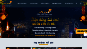What Danangevents.com.vn website looked like in 2021 (3 years ago)