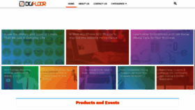 What Digifloor.com website looked like in 2021 (3 years ago)