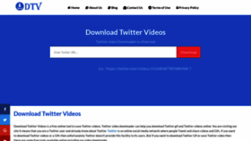 What Downloadtwittervideos.net website looked like in 2021 (3 years ago)