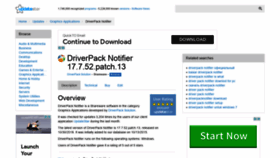 What Driverpack-notifier.updatestar.com website looked like in 2021 (3 years ago)
