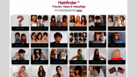What De.hairfinder.com website looked like in 2021 (3 years ago)
