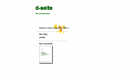 What D-seite.de website looked like in 2021 (3 years ago)