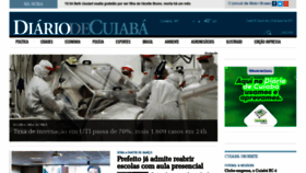 What Diariodecuiaba.com.br website looked like in 2021 (3 years ago)
