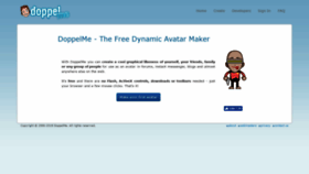 What Doppelme.com website looked like in 2021 (4 years ago)