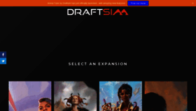 What Draftsim.com website looked like in 2021 (3 years ago)