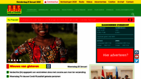 What Dbsuriname.com website looked like in 2021 (3 years ago)