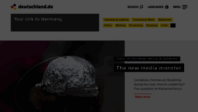 What Deutschland.de website looked like in 2021 (3 years ago)