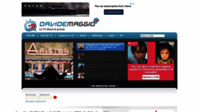 What Davidemaggio.it website looked like in 2021 (3 years ago)
