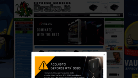 What Drako.it website looked like in 2021 (5 years ago)