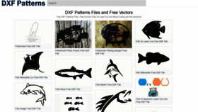 What Dxfpatterns.com website looked like in 2021 (3 years ago)