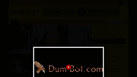 What Dum-bot.com website looked like in 2021 (3 years ago)