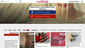 What De.weddbook.com website looked like in 2021 (3 years ago)