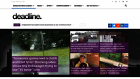 What Deadlinenews.co.uk website looked like in 2021 (3 years ago)