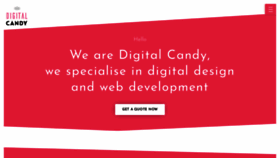What Digitalcandy.agency website looked like in 2021 (3 years ago)