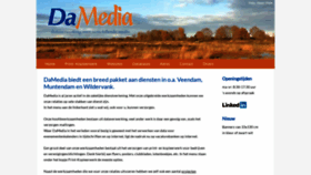What Damedia.nl website looked like in 2021 (3 years ago)