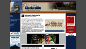 What Discoverclarksville.com website looked like in 2021 (3 years ago)