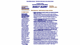 What Dailyalert.org website looked like in 2021 (3 years ago)
