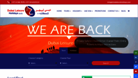 What Dubaileisureholidays.com website looked like in 2021 (3 years ago)
