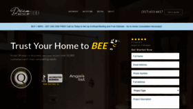 What Dreambathsbybee.com website looked like in 2021 (3 years ago)