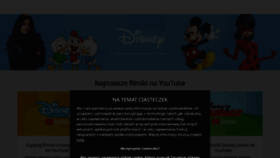 What Disneychannel.pl website looked like in 2021 (3 years ago)
