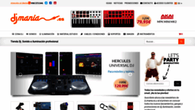What Dj-mania.net website looked like in 2021 (3 years ago)