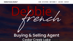 What Debbiefrench.com website looked like in 2021 (3 years ago)