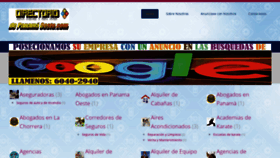 What Directoriodepanamaoeste.com website looked like in 2021 (3 years ago)