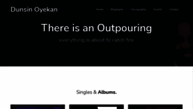 What Dunsinoyekan.com website looked like in 2021 (3 years ago)