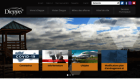 What Dieppe.ca website looked like in 2021 (3 years ago)