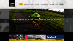 What Davekanecycles.com website looked like in 2021 (3 years ago)