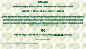 What Dbum.de website looked like in 2021 (3 years ago)
