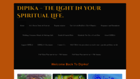 What Dipika.org.za website looked like in 2021 (3 years ago)