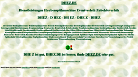 What Dhez.de website looked like in 2021 (3 years ago)