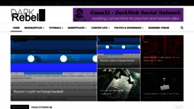 What Darkrebel.net website looked like in 2021 (3 years ago)