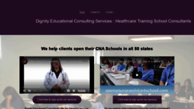What Dignityeducationalconsulting.com website looked like in 2021 (3 years ago)