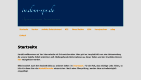 What Dom-sps.de website looked like in 2021 (3 years ago)