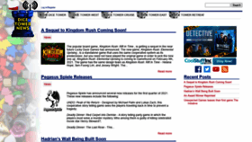 What Dicetowernews.com website looked like in 2021 (3 years ago)