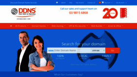 What Ddns.com.au website looked like in 2021 (3 years ago)