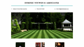 What Dominictouwen.co.za website looked like in 2021 (3 years ago)