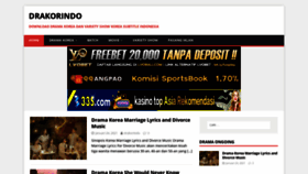 What Drakorindo.pro website looked like in 2021 (3 years ago)