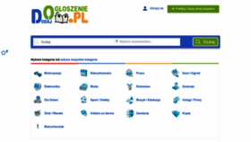 What Dodajogloszenia.pl website looked like in 2021 (3 years ago)