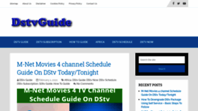 What Dstvguide.com website looked like in 2021 (3 years ago)