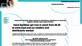 What Distributorswanted.com.au website looked like in 2021 (3 years ago)