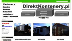 What Direktkontenery.pl website looked like in 2021 (3 years ago)