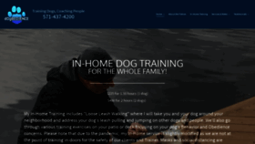 What Dogbedience.com website looked like in 2021 (3 years ago)